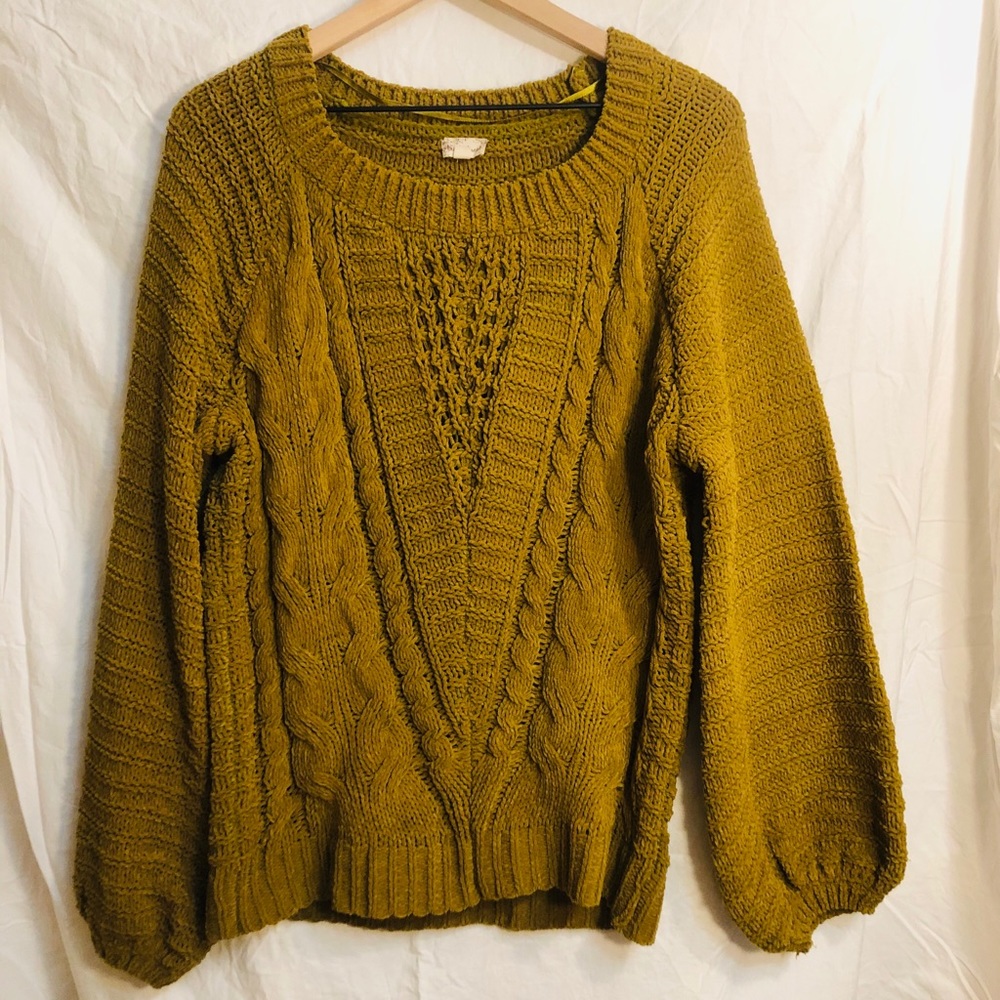 Mustard Knit Sweater